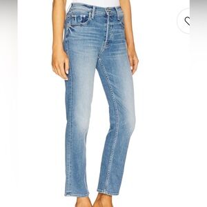 MOTHER Light Blue Straight Leg Jeans